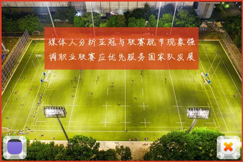 媒体人分析亚冠与联赛脱节现象强调职业联赛应优先服务国家队发展